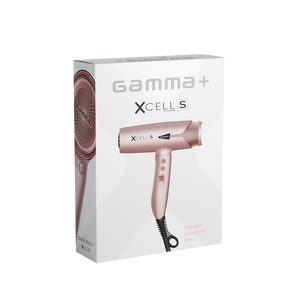 Gamma+ XCell S Hairdryer - Available in Black or Rose Gold