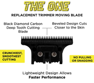 Gamma+ THE ONE Deep DLC Black Diamond Cutting Blade for Trimmer