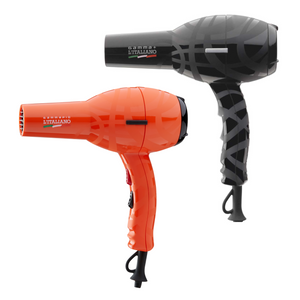 Gamma+ L'Italiano Hairdryer - Available in Black or Orange