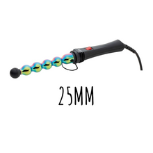 Load image into Gallery viewer, Gamma+ Rainbow Bubble Curling Wand - Available in 25mm or 33mm
