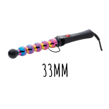 Load image into Gallery viewer, Gamma+ Rainbow Bubble Curling Wand - Available in 25mm or 33mm
