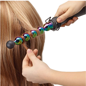 Gamma+ Rainbow Bubble Curling Wand - Available in 25mm or 33mm