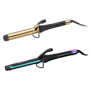 Gamma+ Iron Clip XL 32mm Curling Iron - Available in Rainbow or Gold