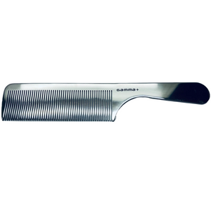 Gamma+ Metal Rake Comb - Chrome