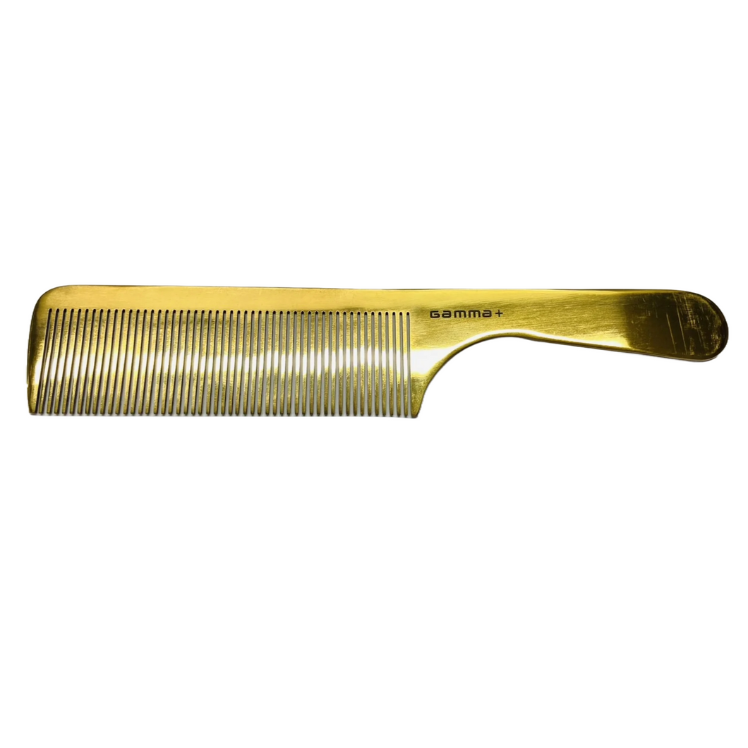 Gamma+ Metal Rake Comb - Gold