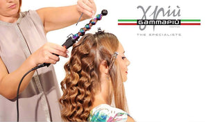 Gamma+ Rainbow Bubble Curling Wand - Available in 25mm or 33mm