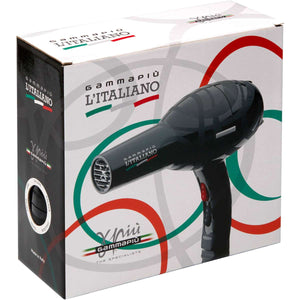 Gamma+ L'Italiano Hairdryer - Available in Black or Orange